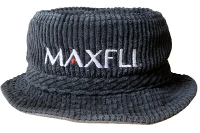 Vintage 90s Maxfli Golf Corduroy Bucket Hat Black • $45