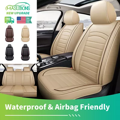 2024 PU Leather Car Seat Covers Cushion For Volvo Full Set/2pcs Front Waterproof • $91.32