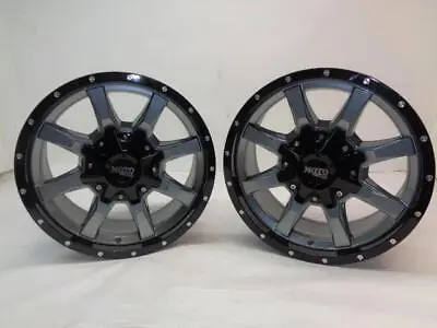 NEW Moto Metal Wheels (2) 17x8 ET0 Machined W Black Accent MO97078086300 WR • $239.99
