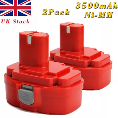 2x 18V 3500mAh Ni-MH Battery For Makita PA18 1822 1823 1833 1834 1835F 192827-3 • £23.95