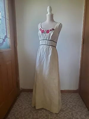 Vintage 1960s/70s Maxi Garden Dress Size Sml/Med • $36.99