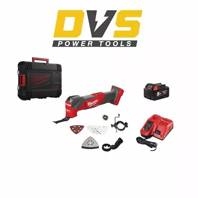 Milwaukee M18FMT-501X 18V Brushless Oscillating Multi Tool Kit 1x5Ah • £284.95