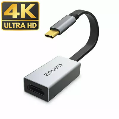 EQUIPD USB C Typc-C To 4K HDMI HDTV TV Adapter Converter For MacBook Pro & More • $9.99