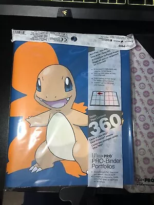 $29.99 • Buy ULTRA PRO PREMIUM POKEMON CHARMANDER PRO-BINDER CARD HOLDER - Holds 360 Cards