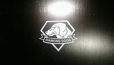 Metal Gear Phantom Pain Diamond Dogs Decal (Silver Metallic) 3inch X 3.5 Inches • $7