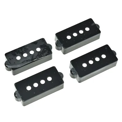 4pcs P Bass Pickup Covers 4 String Electric Bass Pickup Covers For P Bass Black • $5.99