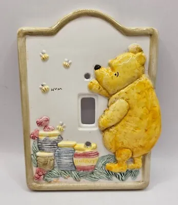 Charpente Classic Winnie The Pooh Ceramic Light Switch Cover • $12