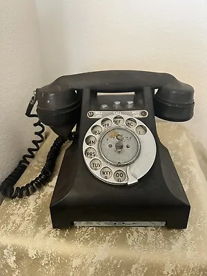 £59.99 • Buy Vintage GPO Bakelite Black Telephone With Drawer 314 FTE54/2A 1960