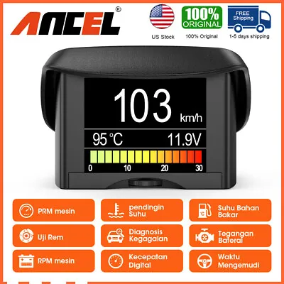 Automobile On-board Computer Car Digital Obd2 Computer LCD Display Speed • $40.84