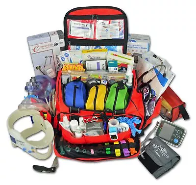 Lightning X Premium Stocked Modular EMS/EMT Trauma Medical Bag + Stocked Kit (Re • $349.99