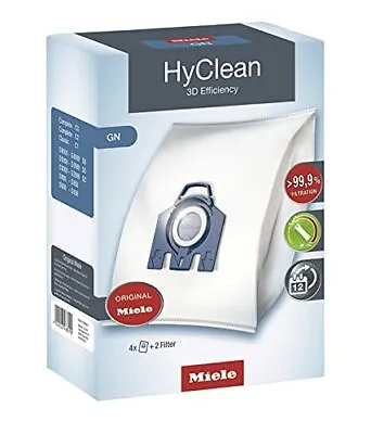 Miele HyClean GN 3D Efficiency Dustbags For Bagged Vacuum Cleaners Blue • £24.86