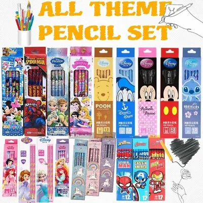 Children School Stationery Pencil Case Disney Marvel Princess Kids Party Filler • £4.75