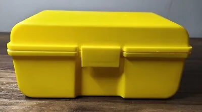 Vintage Clik Cooler Yellow Mini Cooler Insulated Soda Can Juice Box Lunch 1993  • $8