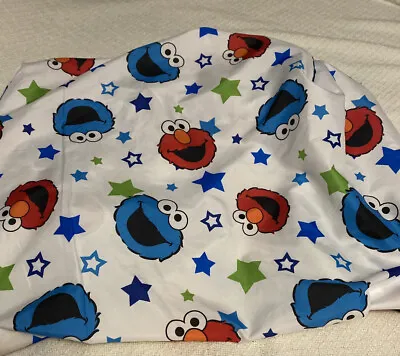 Sesame Street Toddler Bed Sheet Set Fittedflat Sheets No Pillowcase Cookie Elmo • $22.89