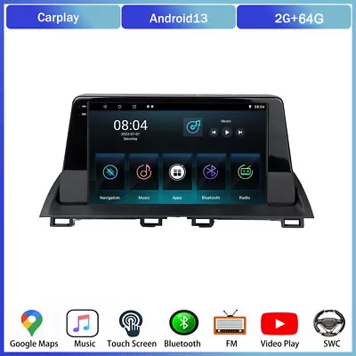 For Mazda 3 2014-2019 Car Stereo Radio Wireless Carplay Android 13.0 2G+64GB • $128.01