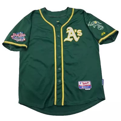 Jose Canseco Oakland Athletics Jersey Size 40 M MLB World Series 1989 Majestic • $89.95
