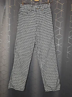 RARE! Moschino Jeans Sz 30 Chained Peace Sign Print Pants Vintage 90s • $375