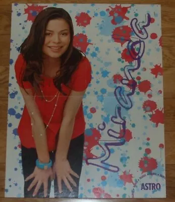 HUGE 4 Page Magazine POSTER 16 X20  Miranda Cosgrove & Miley Cyrus • $8.50