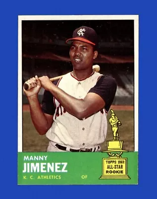 1963 Topps Set-Break #195 Manny Jimenez NR-MINT *GMCARDS* • $0.79