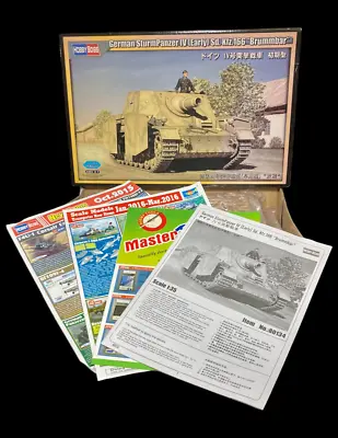 2015 Hobby Boss 80134 German Sturmpanzer IV Early  Brummbar  1/35 Model Kit New • $36.95