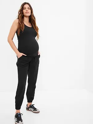 Gap Maternity Full Panel Tencel Joggers Size S- Black- NWOT • $16.49