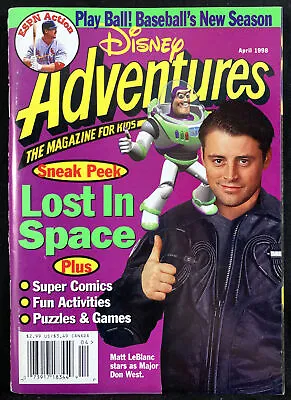 Disney Adventures Magazine April 1998 Matt LeBlanc Major Don West • $11.99