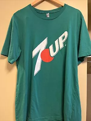 7up Tshirt Green. Size XL • $26