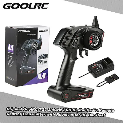 GoolRC TG3 Radio Remote Control Transmitter W/Receiver For RC Car Boat Toys A4U2 • $34.49