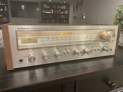 Vintage Pioneer SX-550 20W AM/FM Stereo Receiver 1976 Serviced. • $249