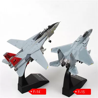 1/100 F-14/F-15 Aircraft Model Alloy Simulation Military Fighter Ornaments • $39.59