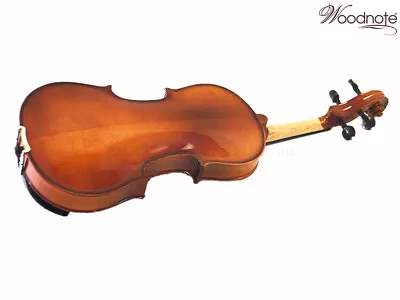 $169.99 • Buy German Style Finish Solid Wood/Ebony Fitting 15  Viola+Bow+Rosin+Case