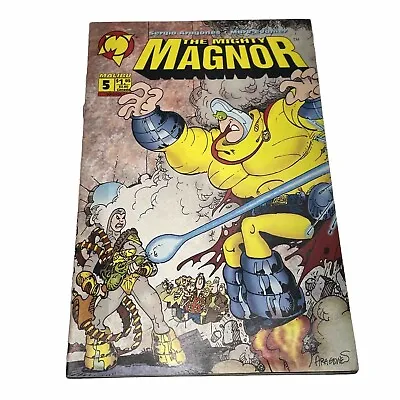 1993 Malibu Comics The Mighty Magnor #5 - Sergio Aragones Spine Damage • $2