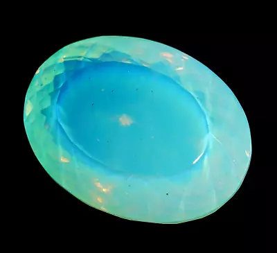 214.75 Ct Natural Green Opal Oval Welo Australian Certified Untreated Gemstone • £25.54