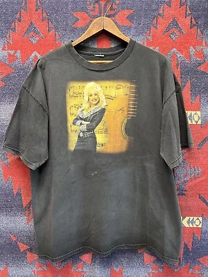 Vintage Dolly Parton Shirt XL Faded 90s Distressed  • $99.99