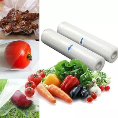 $9.98 • Buy Rolls 8  X 50' 11  X 50' Vacuum Sealer Bags For Food Saver Seal Storage Bags US