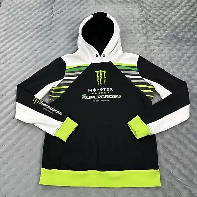 Monster Energy Supercross Hoodie Men Small FIM Championship Carmichael Motocross • $39.77