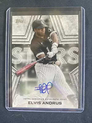 Elvis Andrus 2023 Topps Series 2 Baseball Stars Auto #BSA-EA Chicago White Sox • $8