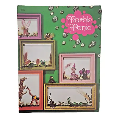 Vintage Marble Mania 1972 Marble Craft Ideas Keep The Kids Busy For Cheap • $9.50