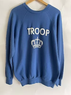 Vintage Troop Sweatshirt Bootleg 90s Hip Hop LL Cool J NYC 80s B Boy • $30