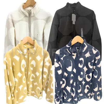 UNIQLO Marimekko Fleece Printed Full-Zip Jacket S-XL Tawny Owl/Stones 465208 NWT • $59.99