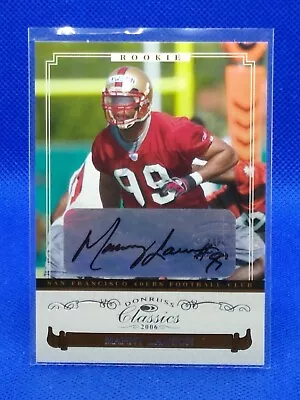 2006 Donruss Classics Rookies /499 Manny Lawson #191 Rookie Auto RC • $12