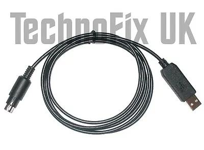 USB Cat & Programming Cable For Yaesu FT-100D FT-817 FT-857 FT-897 CT-62 Equiv. • £14.99