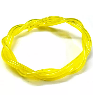 51829Y Neon Yellow RC Engine Petrol / Nitro Gas Fuel Line 1 Meter 10mm X 6mm • £6.83
