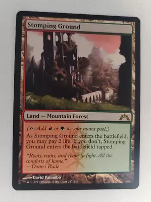 MTG Magic The Gathering Stomping Ground Gatecrash Rare Land • $10.96