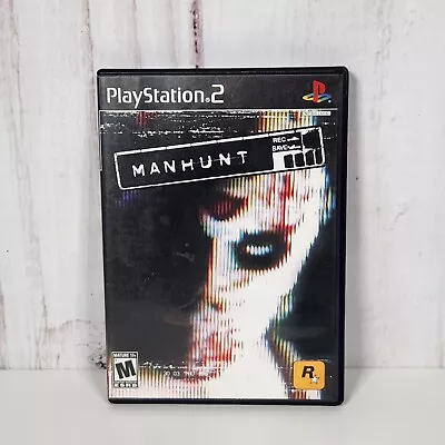 Manhunt Playstation 2 PS2 Playstation Original AUTHENTIC CASE No Manual Or Disc • $14