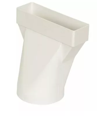 £7.99 • Buy 125mm Ducting Round To Flat Adaptor 205x60mm Flat Channel Connector Air Duct 5 