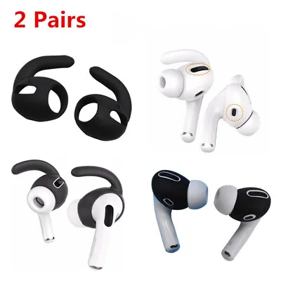 $4.48 • Buy 2 Pairs Non-slip Replacement Silicone Ear Tips Cover For Airpods Pro 3 Earphones