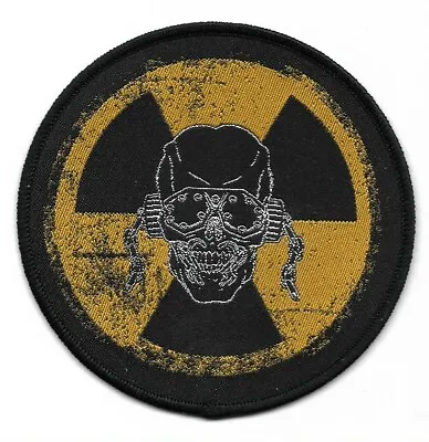 Megadeth-kill Burst-round Woven Patch-black Borders-silver Glitter Thread • $8.88