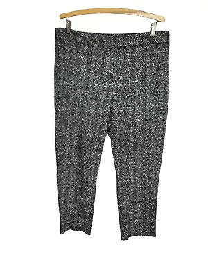 BASQUE PETITE Monochrome Cropped Slim Leg Pants Women's Plus Size 16 Mono • $29.95