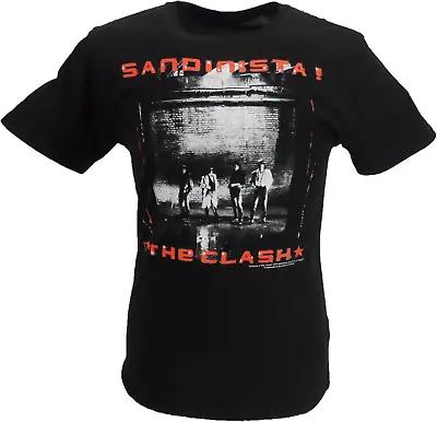 Mens Black Official The Clash Sandinista LP CoverT Shirt • £17.99